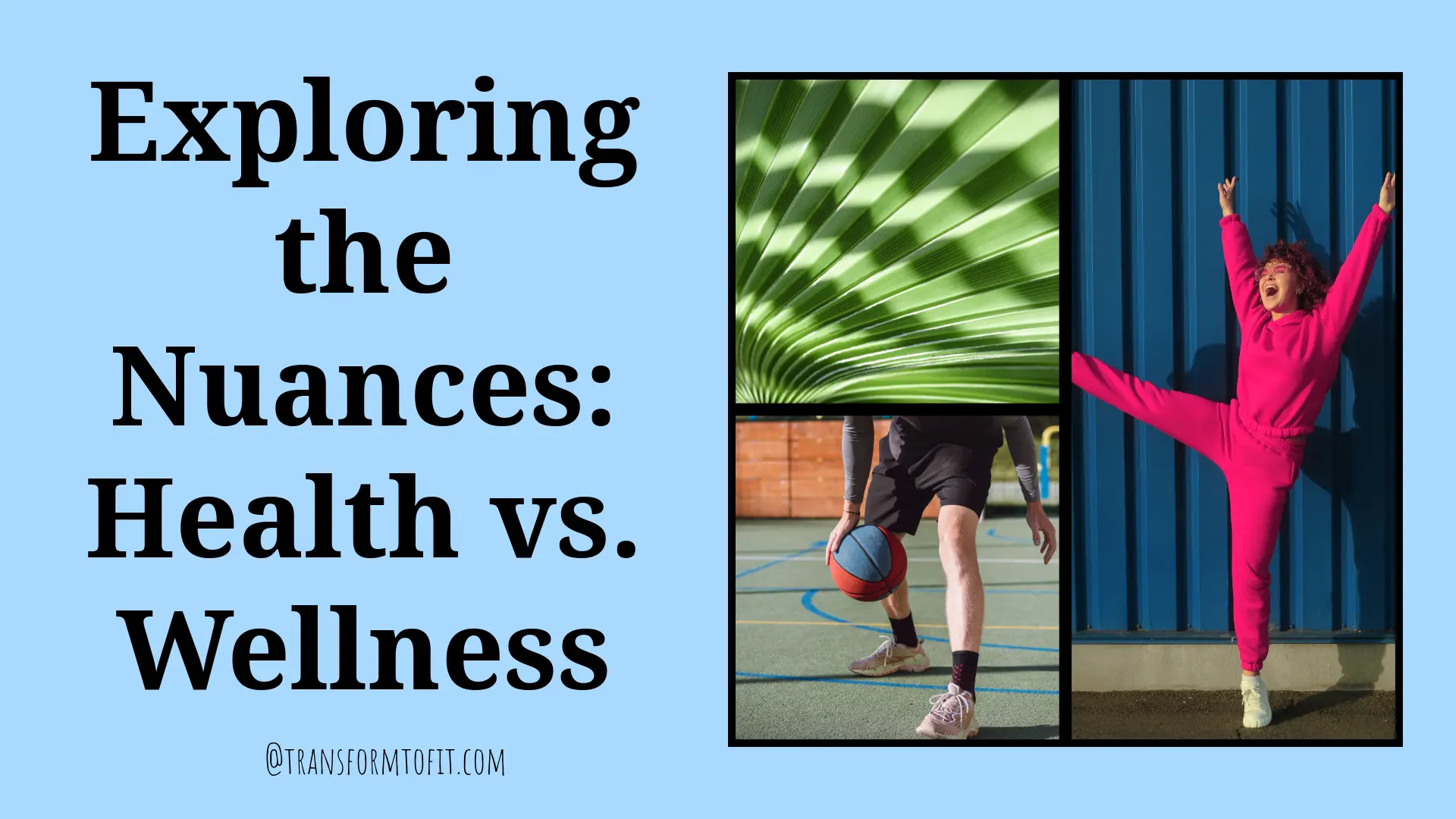 Health vs. Wellness